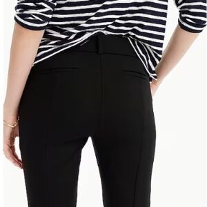 J Crew side zip CROP Cameron pant, black, size 8